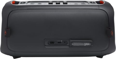 JBL PartyBox On The Go Essential   Portable Party Speaker with Built in Lights and Wireless mic  Amazing Pro Sound  IPX4 splashproof Protection  6 Hours of Playtime  Convenient Shoulder Strap