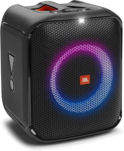 JBL Partybox Encore Essential  100W Sound  Built in Dynamic Light Show  and Splash Proof Design  Black
