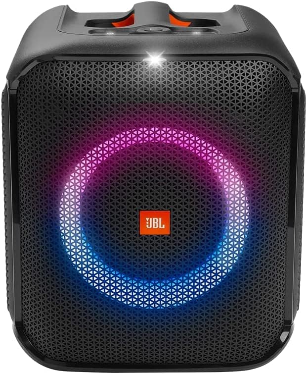 JBL Partybox Encore Essential  100W Sound  Built in Dynamic Light Show  and Splash Proof Design  Black