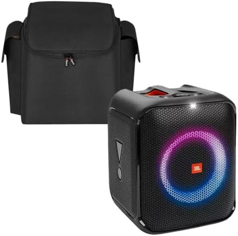 JBL Partybox Encore Essential  100W Sound  Built in Dynamic Light Show  and Splash Proof Design  Black