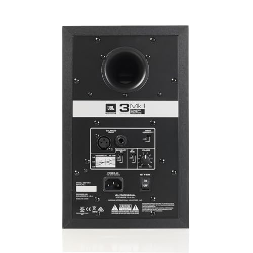 JBL Professional 305PMkII 5 Inch 2 Way Powered  Active Monitor Speaker for Near Field Music Production  Studio Monitor  Desktop Computer  Hi Fi Audio  Sold Individually  Black