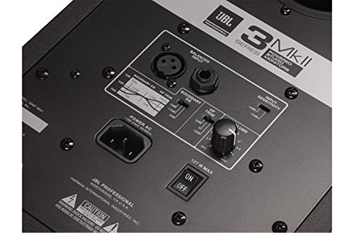 JBL Professional 305PMkII 5 Inch 2 Way Powered  Active Monitor Speaker for Near Field Music Production  Studio Monitor  Desktop Computer  Hi Fi Audio  Sold Individually  Black