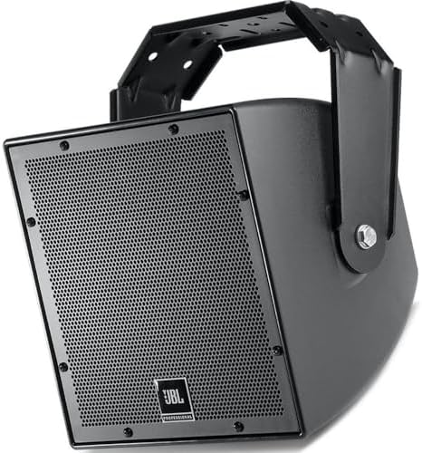 JBL Professional AWC62 All Weather Compact 2 Way Coaxial Loudspeaker with 6 5 Inch LF  Black