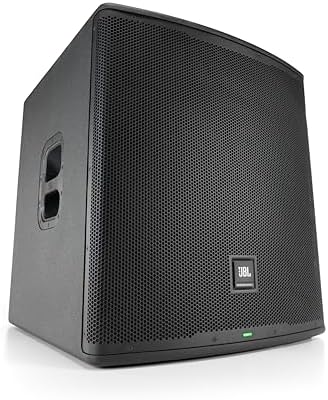 JBL Professional EON718S Subwoofer PA alimentado con Bluetooth, 18 pulgadas, eléctrico con cable, negro