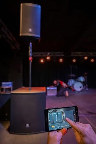 JBL Professional EON718S Subwoofer PA alimentado con Bluetooth, 18 pulgadas, eléctrico con cable, negro