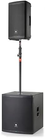 JBL Professional EON718S Subwoofer PA alimentado con Bluetooth, 18 pulgadas, eléctrico con cable, negro