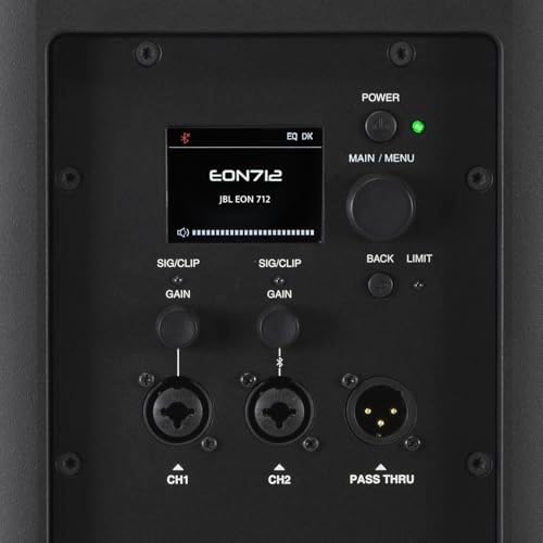 JBL Professional EON718S Subwoofer PA alimentado con Bluetooth, 18 pulgadas, eléctrico con cable, negro