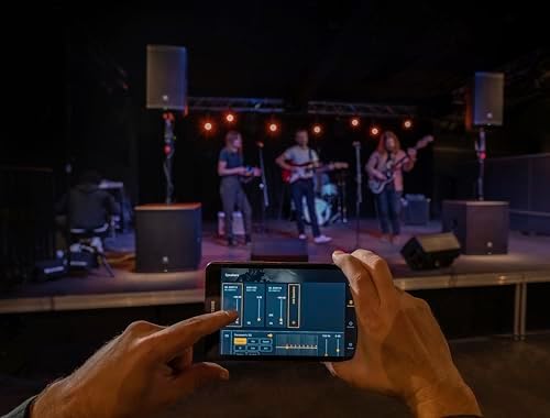 JBL Professional EON715 Powered PA Speaker  Portable Loudspeaker with Bluetooth  15 inch  300 Watt  Wired Electric  Black