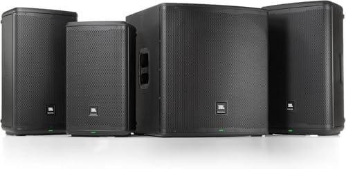 JBL Professional EON715 Powered PA Speaker  Portable Loudspeaker with Bluetooth  15 inch  300 Watt  Wired Electric  Black