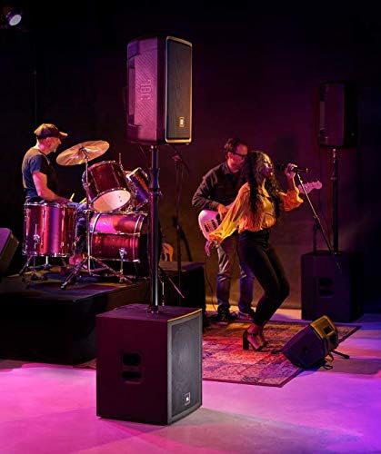 JBL Professional IRX108BT Powered PA Speaker  Portable Loudspeaker with Bluetooth  8 Inch Woofer  1300 Watt  Mobile DJ  Musicians  Small Venues  Ceremonies and Sports Events  Black