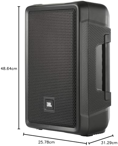 JBL Professional IRX108BT Powered PA Speaker  Portable Loudspeaker with Bluetooth  8 Inch Woofer  1300 Watt  Mobile DJ  Musicians  Small Venues  Ceremonies and Sports Events  Black