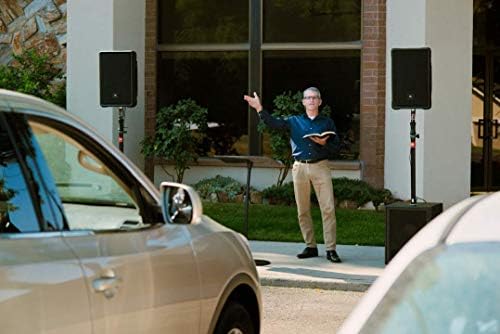 JBL Professional IRX108BT Powered PA Speaker  Portable Loudspeaker with Bluetooth  8 Inch Woofer  1300 Watt  Mobile DJ  Musicians  Small Venues  Ceremonies and Sports Events  Black