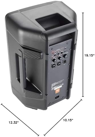 JBL Professional IRX108BT Powered PA Speaker  Portable Loudspeaker with Bluetooth  8 Inch Woofer  1300 Watt  Mobile DJ  Musicians  Small Venues  Ceremonies and Sports Events  Black