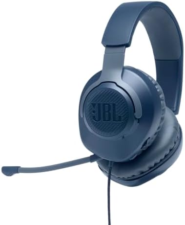 JBL Quantum 100   Wired Over Ear Gaming Headphones   Black  Large