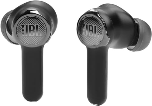 JBL Quantum TWS True Wireless Noise Cancelling Gaming Earbuds   Black  Renewed