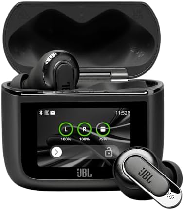 JBL Tour Pro 3   True Wireless Noise Cancelling Earbuds with Smart Charging Case  Legendary Pro Sound with Hybrid Dual Driver  Spatial 360 Sound with Head Tracking  Black 