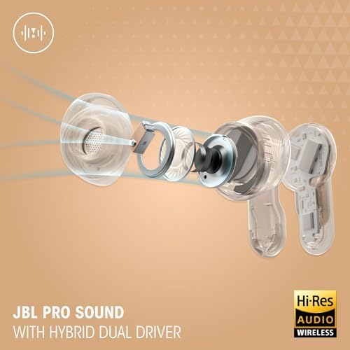 JBL Tour Pro 3   True Wireless Noise Cancelling Earbuds with Smart Charging Case  Legendary Pro Sound with Hybrid Dual Driver  Spatial 360 Sound with Head Tracking  Black 