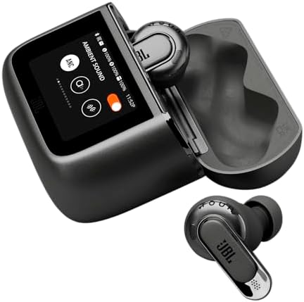 JBL Tour Pro 3   True Wireless Noise Cancelling Earbuds with Smart Charging Case  Legendary Pro Sound with Hybrid Dual Driver  Spatial 360 Sound with Head Tracking  Black 