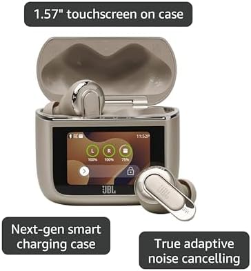 JBL Tour Pro 3   True Wireless Noise Cancelling Earbuds with Smart Charging Case  Legendary Pro Sound with Hybrid Dual Driver  Spatial 360 Sound with Head Tracking  Black 