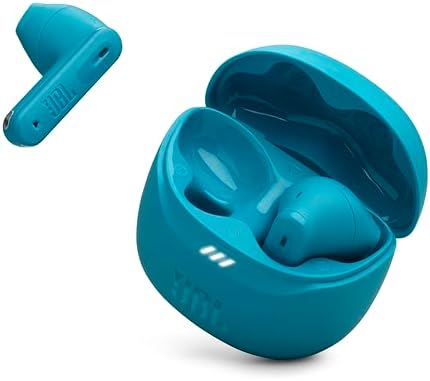 JBL Tune Flex 2   True Wireless Noise Cancelling Earbuds with JBL Spatial Sound and Smart Ambient Technology  6 mics for Perfect Calls  up to 48Hrs of Playback  IP54 Dust & Water Resistant  Teal
