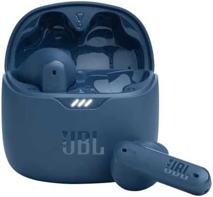 JBL Tune Flex   True Wireless Noise Cancelling Earbuds  Blue   Small