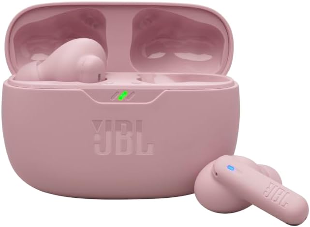 JBL Vibe Beam 2   True Wireless Noise Cancelling Earbuds Pure Bass Sound & Smart Ambient Technology  4mics for Crisp  Clear Calls  up to 40Hrs of Playback  IP54 Dust & Water Resistant  Black 