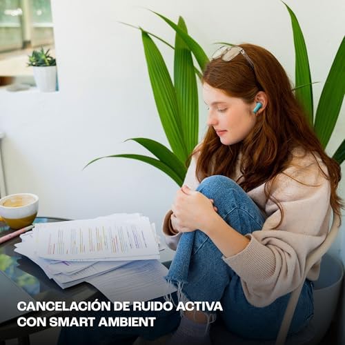 JBL Vibe Beam 2   True Wireless Noise Cancelling Earbuds Pure Bass Sound & Smart Ambient Technology  4mics for Crisp  Clear Calls  up to 40Hrs of Playback  IP54 Dust & Water Resistant  Black 