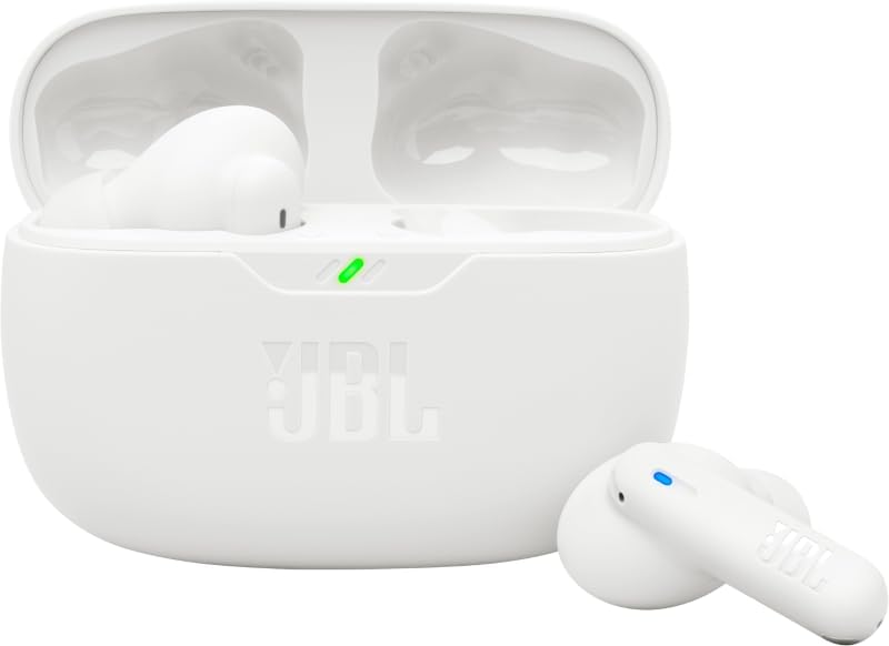JBL Vibe Beam 2   True Wireless Noise Cancelling Earbuds Pure Bass Sound & Smart Ambient Technology  4mics for Crisp  Clear Calls  up to 40Hrs of Playback  IP54 Dust & Water Resistant  Black 