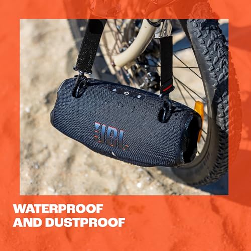 JBL Xtreme 4   Portable Bluetooth Speaker  Powerful Sound and Deep Bass  IP67 Waterproof  24 Hours of Playtime  Powerbank  PartyBoost for Multi Speaker Pairing  Blue   Renewed 