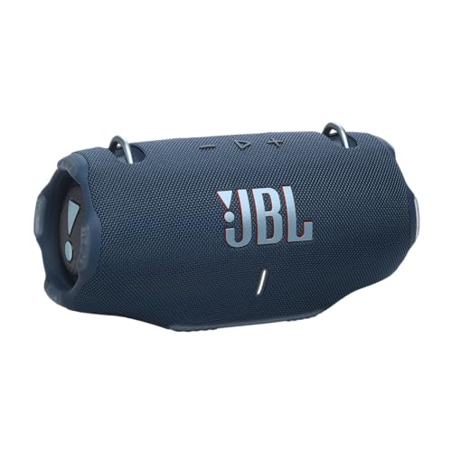 JBL Xtreme 4   Portable Bluetooth Speaker  Powerful Sound and Deep Bass  IP67 Waterproof  24 Hours of Playtime  Powerbank  PartyBoost for Multi Speaker Pairing  Blue   Renewed 