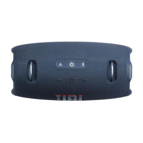 JBL Xtreme 4   Portable Bluetooth Speaker  Powerful Sound and Deep Bass  IP67 Waterproof  24 Hours of Playtime  Powerbank  PartyBoost for Multi Speaker Pairing  Blue   Renewed 