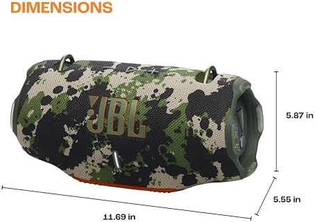 JBL Xtreme 4   Portable Bluetooth Speaker  Powerful Sound and Deep Bass  IP67 Waterproof  24 Hours of Playtime  Powerbank  Auracast for Multi Speaker Pairing  Blue 