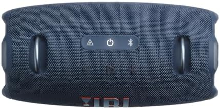 JBL Xtreme 4   Portable Bluetooth Speaker  Powerful Sound and Deep Bass  IP67 Waterproof  24 Hours of Playtime  Powerbank  PartyBoost for Multi Speaker Pairing  Blue   Renewed 