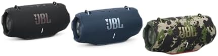 JBL Xtreme 4   Portable Bluetooth Speaker  Powerful Sound and Deep Bass  IP67 Waterproof  24 Hours of Playtime  Powerbank  PartyBoost for Multi Speaker Pairing  Blue   Renewed 