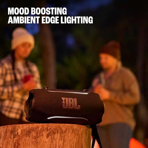 JBL Xtreme 5   Portable Waterproof Speaker with Massive Legendary JBL Sound  Ambient Edge Lighting  Convenient Shoulder Strap  Supports Lossless USB C Audio  Built in powerbank & Auracast   Squad
