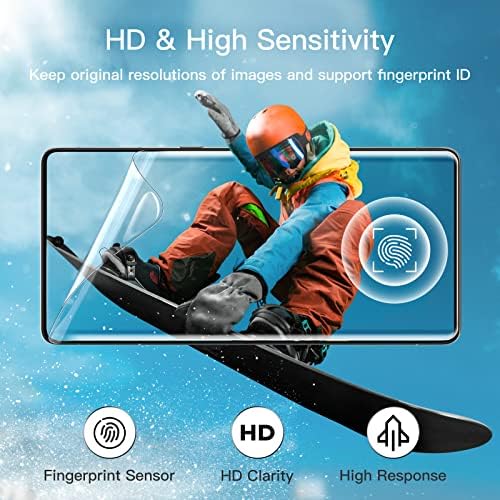 JETech Screen Protector for Google Pixel 7 Pro with Camera Lens Protector  Flexible TPU Film  Fingerprint ID Compatible  HD Clear  Easy Install  2 Pack Each