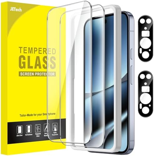 JETech Screen Protector for Google Pixel 7 Pro with Camera Lens Protector  Flexible TPU Film  Fingerprint ID Compatible  HD Clear  Easy Install  2 Pack Each