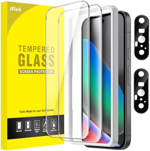 JETech Screen Protector for Google Pixel 7 Pro with Camera Lens Protector  Flexible TPU Film  Fingerprint ID Compatible  HD Clear  Easy Install  2 Pack Each