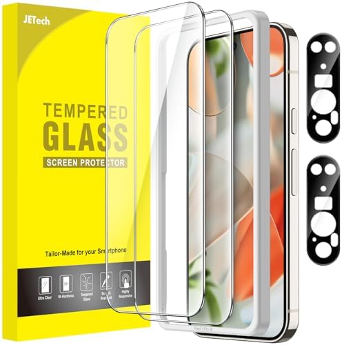 JETech Screen Protector for Google Pixel 7 Pro with Camera Lens Protector  Flexible TPU Film  Fingerprint ID Compatible  HD Clear  Easy Install  2 Pack Each