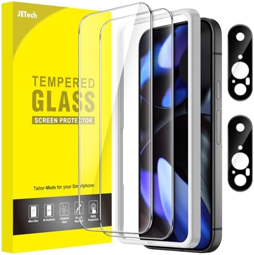 JETech Screen Protector for Google Pixel 7 Pro with Camera Lens Protector  Flexible TPU Film  Fingerprint ID Compatible  HD Clear  Easy Install  2 Pack Each