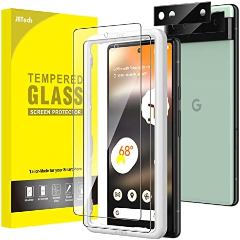 JETech Screen Protector for Google Pixel 7 Pro with Camera Lens Protector  Flexible TPU Film  Fingerprint ID Compatible  HD Clear  Easy Install  2 Pack Each