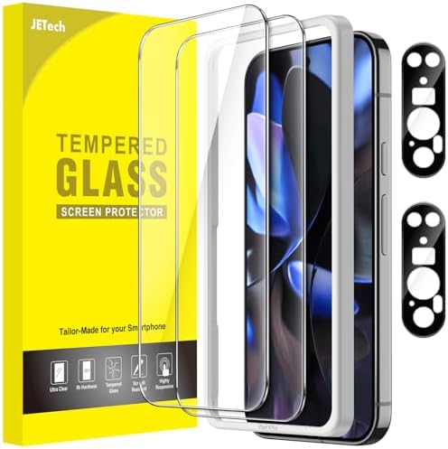 JETech Screen Protector for Google Pixel 7 Pro with Camera Lens Protector  Flexible TPU Film  Fingerprint ID Compatible  HD Clear  Easy Install  2 Pack Each