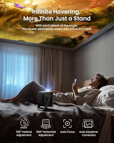 JMGO N1S Ultra 4K Triple Laser Projector with WiFi and Bluetooth  2800 ISO Lumens  Google TV  360  Sensorless Picture Correction  300  HDR10  20W Dolby Digital Plus  3D Active  Smart and Portable