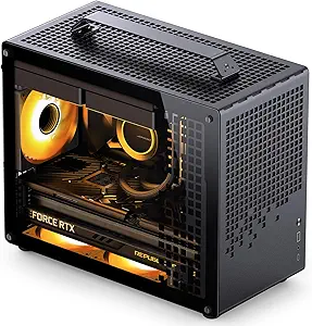 JONSBO/JONSPLUS Z20 Black Micro-ATX Mini Tower PC Case con asa desmontable