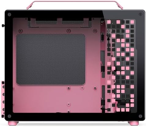 JONSBO/JONSPLUS Z20 Orange/Black Micro ATX Mini Tower Pc Case with Detachable Carrying Handle  Mini Size  High Performance Hardware Compatible  Support 240AIO  H160mm Cooler Orange/Black