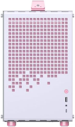 JONSBO/JONSPLUS Z20 Orange/Black Micro ATX Mini Tower Pc Case with Detachable Carrying Handle  Mini Size  High Performance Hardware Compatible  Support 240AIO  H160mm Cooler Orange/Black