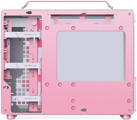 JONSBO/JONSPLUS Z20 Orange/Black Micro ATX Mini Tower Pc Case with Detachable Carrying Handle  Mini Size  High Performance Hardware Compatible  Support 240AIO  H160mm Cooler Orange/Black