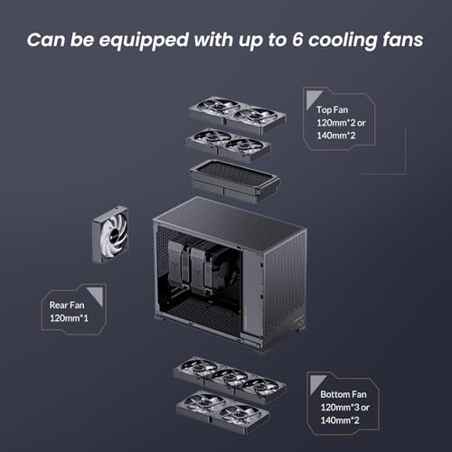 JONSBO D32 PRO Micro ATX PC Case High Compatibility Mini Desktop Case A/B Mode for MB  Support MATX Back Connect/BTF MB 365mm GPU/240AIO/163mm Air Cooler ATX/SFX PSU  USB3 2 PC Gaming case Black