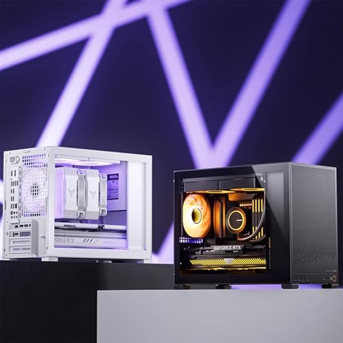 JONSBO D32 PRO Micro ATX PC Case High Compatibility Mini Desktop Case A/B Mode for MB  Support MATX Back Connect/BTF MB 365mm GPU/240AIO/163mm Air Cooler ATX/SFX PSU  USB3 2 PC Gaming case Black