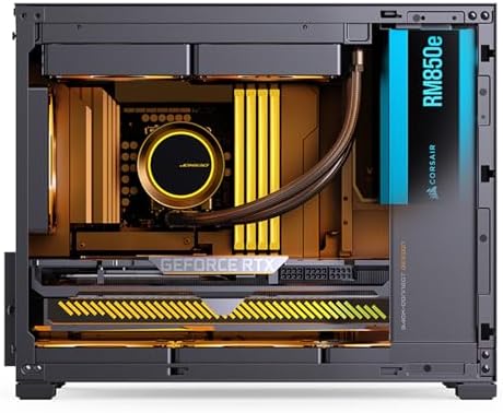 JONSBO D32 STD Micro ATX PC Case High Compatibility Mini Desktop Case  Support MATX Back Connect/BTF MB 365mm GPU/240AIO/163mm Air Cooler  ATX/SFX L/SFX PSU  USB3 2 PC Gaming Black